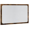 vidaXL LED kúpeľňové zrkadlo dub sonoma 60x8,5x38 cm kompozitné drevo