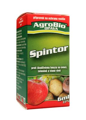 Prípravok proti škodcom na ovocí, zelenine a viniči hroznovom AGROBIO Spintor 6ml