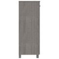 vidaXL Skrinka na topánky HAMAR, svetlosivá 85x40x108 cm, borovica