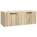 vidaXL Nástenná TV skrinka Nástenný Dub sonoma 78,5 x 31 x 30 cm