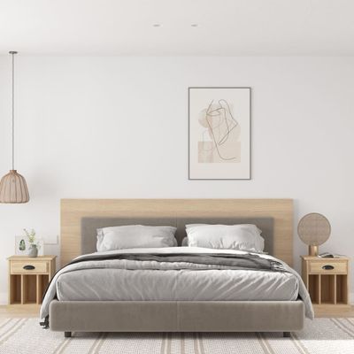 vidaXL Nočné stolíky 2 ks dub sonoma 43x36x50 cm