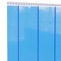 vidaXL Záves do dverí červený 300 mm x 1,6 mm 25 m PVC