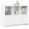 vidaXL Servírovacia skriňa Biela 98,5 x 33 x 80 cm Kompozitné drevo