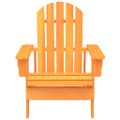 vidaXL Záhradná stolička Adirondack jedľový masív oranžová