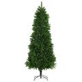 vidaXL Vianočný stromček s 300 LED-i so stojanom Zelená 240 cm PE
