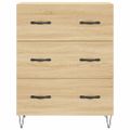 vidaXL Vysoká skrinka dub sonoma 69,5x34x180 cm spracované drevo