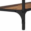 vidaXL Konzolový stôl Staré drevo 101 x 30.5 x 75 cm Kompozitné drevo