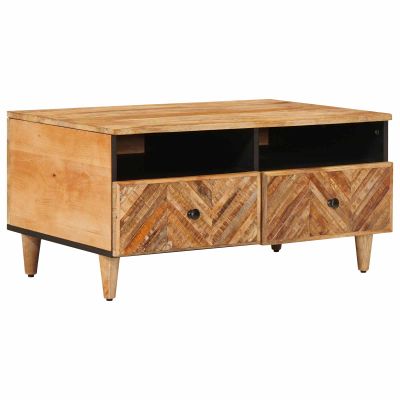 vidaXL Konferenčný stolík Hnedá 80 x 54 x 40 cm Masívne mango drevo