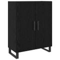 vidaXL Highboard 2 ks Čierny dub 69,5 x 34 x 180 cm Kompozitné drevo