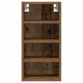 vidaXL Závesná skrinka “Riga” Old Wood 30x29,5x60 cm Engineered Wood