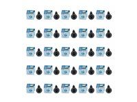 50 Pack - Network Rack Screws and Clip Nuts for Rack Mount Server Cabinet or Enclosure (CLPSCRW1032) - Skrutky a matice pre regál - pre P/N: 2POSTRACK12, 2POSTRACK16, CABSCRWS1032