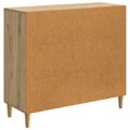 vidaXL Servírovacia skriňa Dub artisan 89 x 34,5 x 80 cm