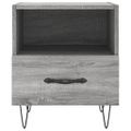 vidaXL Nočné stolíky 2 ks sivé sonoma 40x35x47,5 cm kompozitné drevo