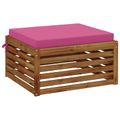 vidaXL 1-dielny sedací vankúš SOEST 100% polyester Ružová