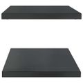 vidaXL Nástenné police 2 ks 100x40 cm čierne nehrdzavejúca oceľ