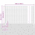 vidaXL Zvarené pletivo s podperami 50 x 1,4 m Pozinkovaná oceľ