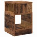 vidaXL Koncový stôl 2 ks Staré drevo 30,5 x 30 x 45 cm