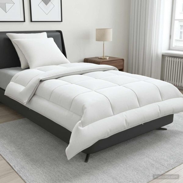 vidaXL Súprava paplóna a vankúša 3 ks 135x220 cm Leto 140 GSM Vlnka