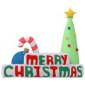 vidaXL Nafukovacia dekorácia "Merry Christmas" s LED diódami 197 cm
