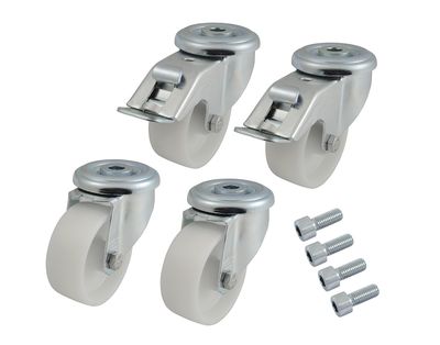 Kolieska otočné pre stoj.rack, nosn.600kg, set 4ks