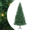 vidaXL Umelý vianočný stromček Zelená 300 cm PVC, kov a plast