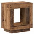 vidaXL Bočný stôl Staré drevo 60 x 40 x 65 cm Kompozitné drevo