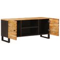 vidaXL TV skrinka Hnedá 105 x 33 x 46 cm Masívne mango drevo