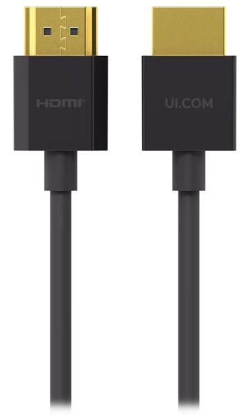 Ubiquiti Ultra-Thin HDMI Cable 2m - Ultratenký High-Speed HDMI kabel, HDMI 2.1b, délka 2m Kabel, HDMI 2.1b, cerný, 2m