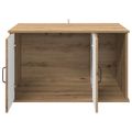vidaXL Mačka Dom Dub artisan 85 x 55 x 50,5 cm Kompozitné drevo