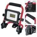 LED reflektor ELION 20W, červeno-čierny, IP65, 3000 lm, neutrálna biela