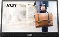 MSI PRO MP161 E2U/ 15,6"/ 1920x1080/ IPS/ 4ms/ 60Hz/ 250cd/m2/ 800:1/ HDMI/ VESA/ černý Monitor, 15,6" IPS, 1920 × 1080 px, 60 Hz, USB-C, Mini-HDMI, reproduktory, prenosný