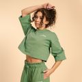 Dámske tričko Cropped Serenity Olivine - BeastPink, veľkosť L, veľkosť oblečenia L