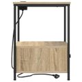 vidaXL Nočný stolík 2 ks Sonoma dub 42 x 41 x 56 cm Kompozitné drevo