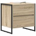 vidaXL Nočný stolík Sonoma 50 x 39.5 x 50 cm Kompozitné drevo