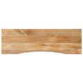vidaXL Stolová doska so zakrivením 160x50x2,5 cm surový mangový masív