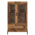 vidaXL Highboard CORONA Staré drevo 69,5 x 31 x 115 cm
