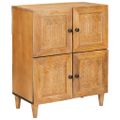 vidaXL Servírovacia skriňa 60 x 33 x 75 cm Masívne mango drevo
