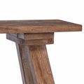 vidaXL lavička Prírodná 92 x 23,5 x 45,5 cm Mahagónový masív