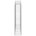 vidaXL Oblúkové gabionové koše 13 ks 200x30x140/160 cm pozink. železo