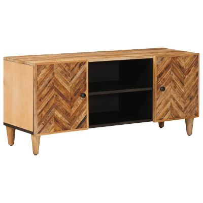 vidaXL Úložné skrine Hnedá 105 x 33,5 x 46 cm Masívne mango drevo