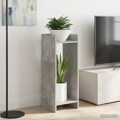 vidaXL Stojan na rastliny 2 pcs Betónovo Sivá 30 x 30 x 80 cm