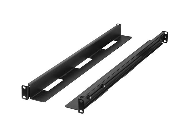 LANBERG SADA KOĽAJNÍC PRO MONTÁŽ DO RACKU 19'' POSUVNÁ 650-1090 MM ČIERNA