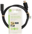NEDIS predlžovací High Speed HDMI 1.4 kábel s ethernetom/ 4K@60Hz/ zlátené konektory HDMI-HDMI/ čierny/ bulk/ 1 m
