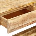 vidaXL Príručný stolík 120x35x75 cm masívne mangovníkové drevo