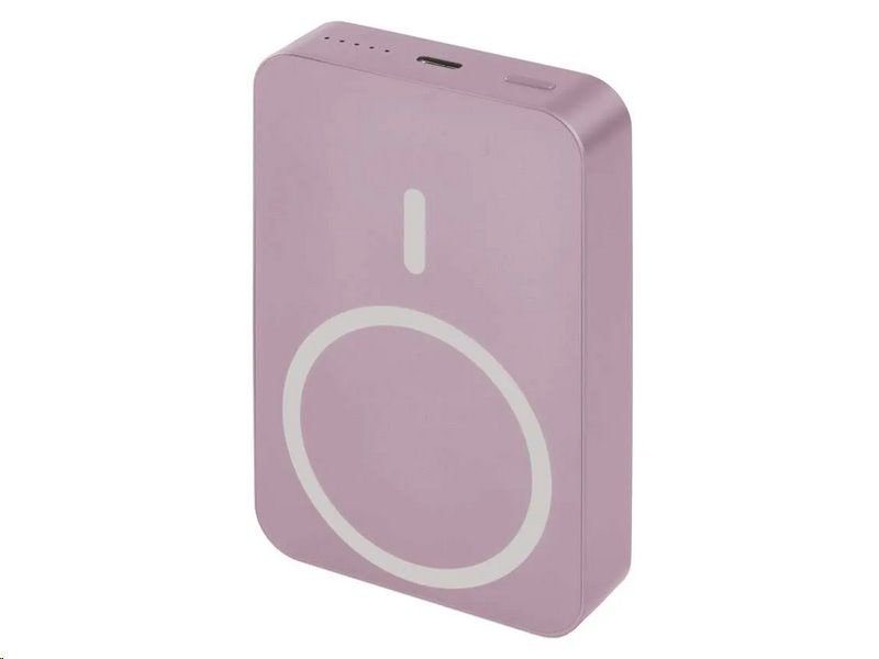 Powerbanka EMOS WI 1046 /B0551S/, 10 000 mAh, 20 W + Wireless, lososová