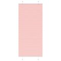 vidaXL Plisovaná roleta ružová 85x200 cm šírka látky 84,4 cm polyester