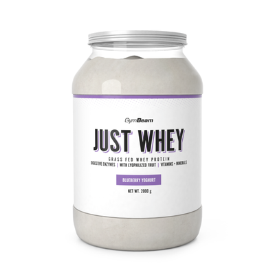 Just Whey Grass-Fed Protein – GymBeam, čučoriedkový jogurt, 2000 g