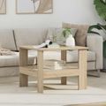 vidaXL Konferenčný stolík Sonoma dub 57 x 55 x 45 cm Kompozitné drevo