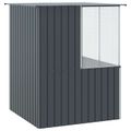 vidaXL Klietka pre vtákov Antracit 165 x 165 x 200 cm Pozinkovaná oceľ