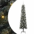 vidaXL Umelý vianočný stromček Zelená 180 cm PVC, plast a oceľ